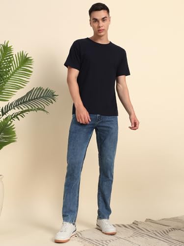 Image of Vogaan Regular Fit Stretchable Jeans for Men | Men's Stylish Denim Cotton Pants