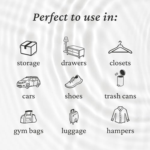 fresh wave odor eliminating amp deodorizing packs bag of 6 - safer odor relief for small spaces natural plant-based odor eliminator odor absorbers for home