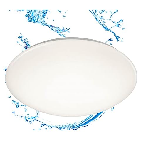 Trango 3105 IP44 LED Badleuchte 43cm Ø in Weiß aus Acryl Cover