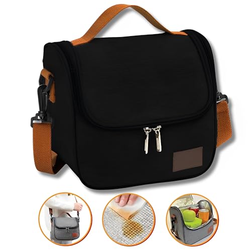 Bolsa Térmica Lancheira com Alça de Ombro para Marmita - Trabalho Academia Escola e Passeios Premium