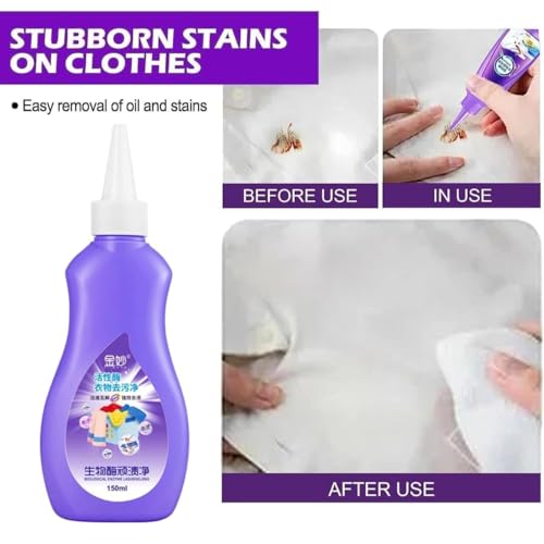 Image of All color Stain Remover for Clothes | Multi-Purpose Roll Bead Fabric Clothes Stain Remover for Cotton, Linen, Polyester, Blended Fabric, Denim, Down, Jacket (2, pcs)