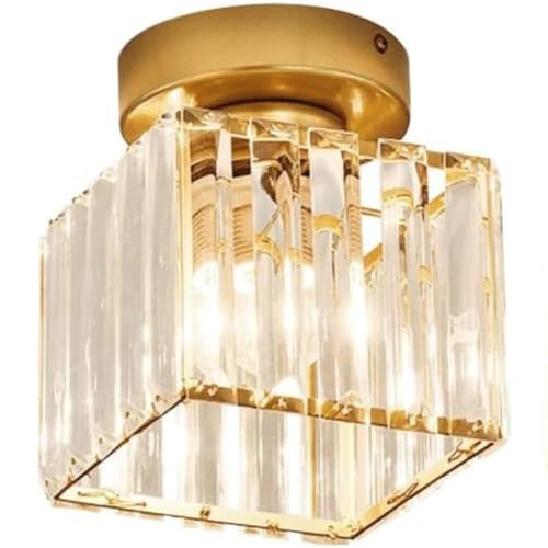 Lámparas de techo de cristal para una cocina acogedora estilo granja o una entrada elegante