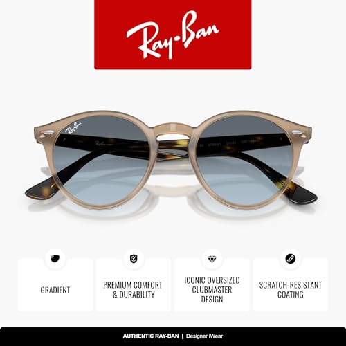 Image of Ray-Ban womens Rb2180 Round Sunglasses