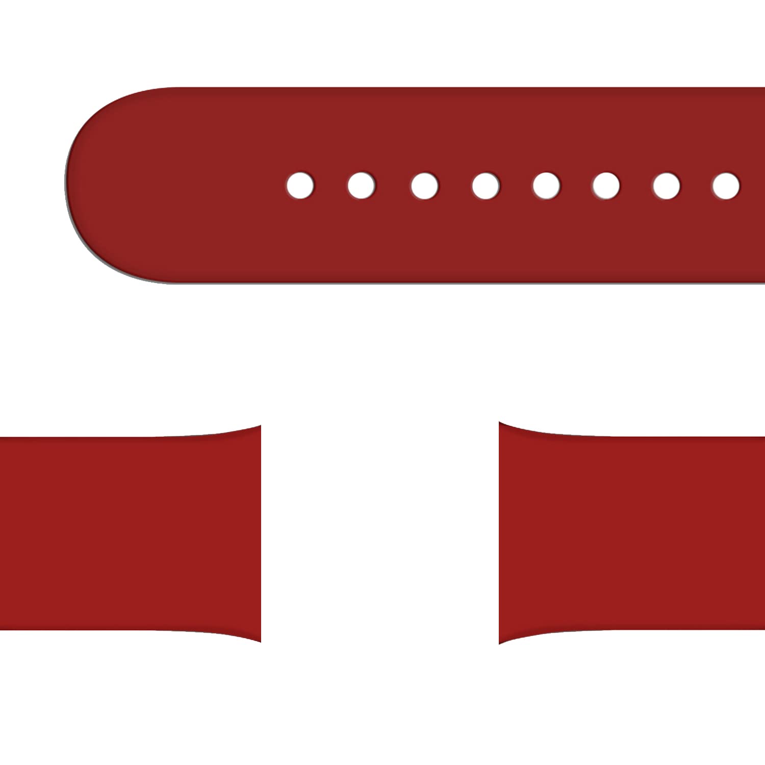 ACM Watch Strap Slide 42mm 44mm 45mm 46mm 49mm Silicone Belt Compatible with Pebble Frost Smartwatch Sports Band Red 4 4187UFcbIOL. SL1500