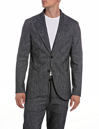 Replay M8286 Jacket Homme blouson casual et veste mi-saison noire