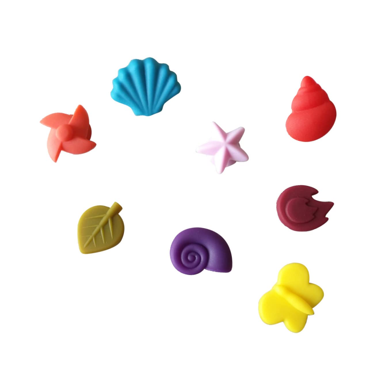 Amosfun 72 Pz riconoscitore di anelli di fascino del vino ciondoli identificativi del vino segnaposto bicchieri Segnaposti per bicchieri etichetta in silicone per tazza per la festa