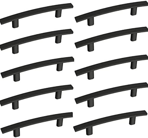 10 Pack Aviano Modern Curved Subtle Arch Handle Pull (5-1/4 inch) for Kitchen Cupboard Door, Bedroom Dresser Drawer, Wardrobe and Office Furniture Hardware