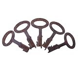 Folger Adam Joliet Illinois Jailhouse Cast Iron Keys (Set of 5)