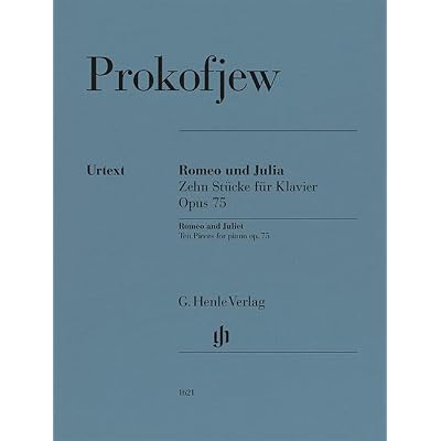 Sergei Prokofiev: Romeo und Julia -Zehn St&uuml;cke f&uuml;r Klavier - Piano Sheet Music - Henle Verlag