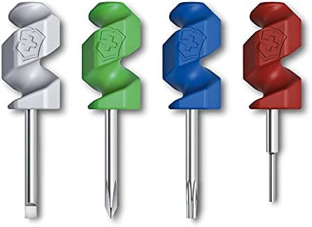 Victorinox Mini Tools Set 4-teilig, Flach, Phillips 000, und Torx T4 Schraubenzieher, SIM-Card Stecker