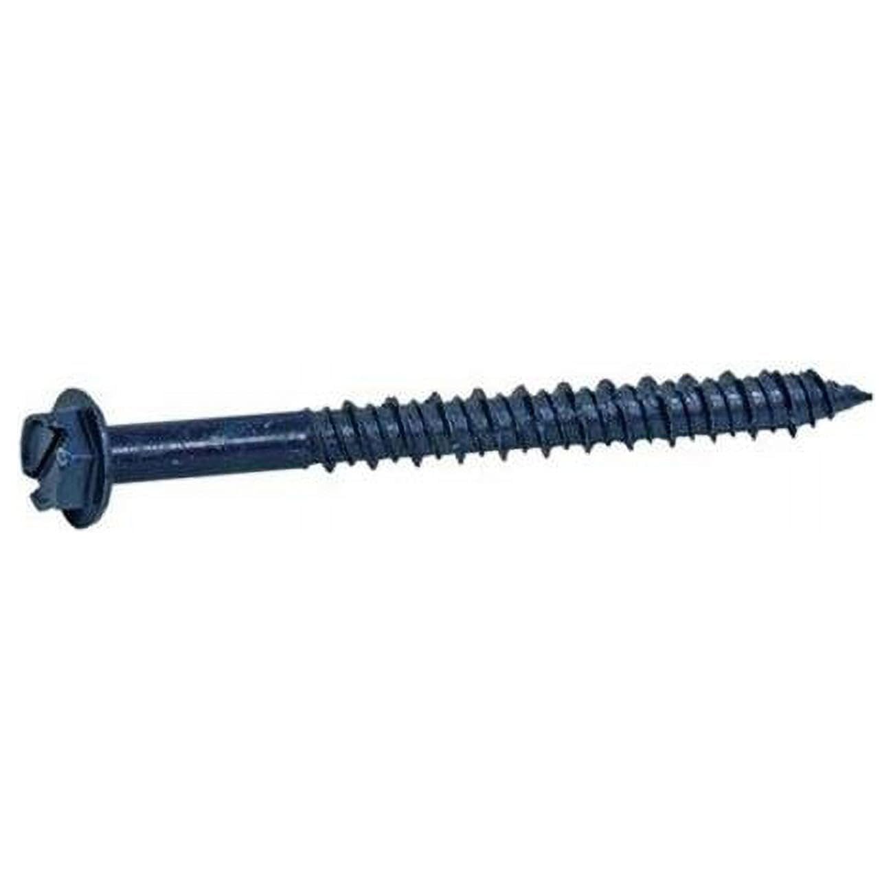0.187 x 3.25 in. 1 lbs Hex Washer Head Steel Concrete Screws