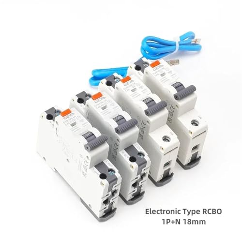 Disyuntor diferencial electrónico GYR10N de 18 mm tipo A 25A para protección de sobrecorriente 4