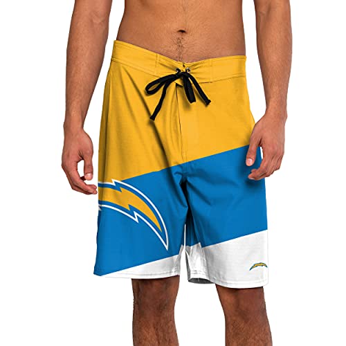 Image of FOCO Mens NFL Team Logo Color Dive Swim Boardshorts