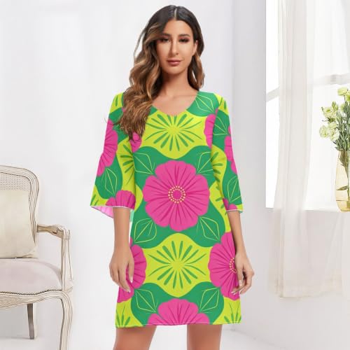 Robe fluide col en V : la solution légère contre la chaleur estivale - 6