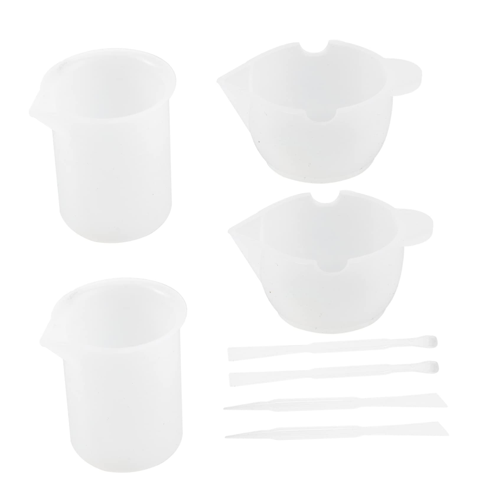 ULDIGI Color Mixing Cup Stirrer Rod Silicone Dispenser Cup for Painting Crystal Glue DIY Crafts