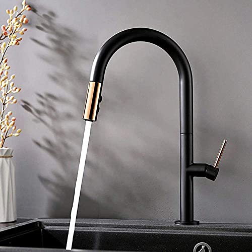 Robinet mitigeur de cuisine avec réglage précis de l'eau à poignée unique