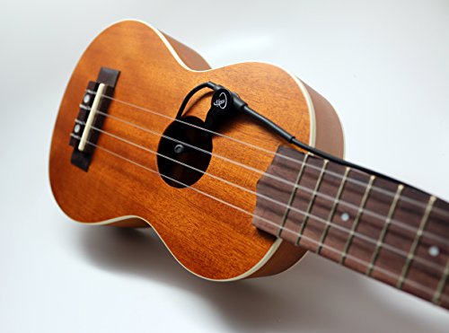 The Feather Soprano Ukelele Pickup with Flexible Micro-Gooseneck by Myers Pickups