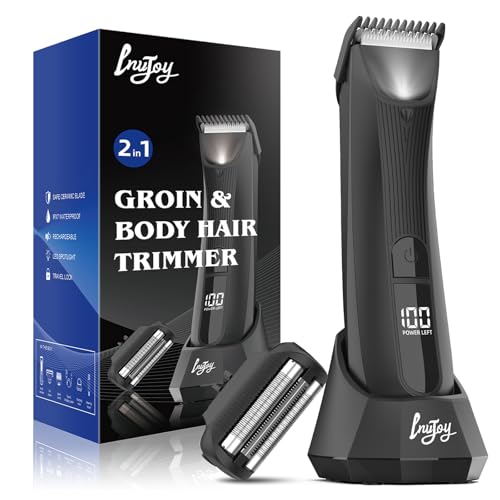 INVJOY Manscape Body Trimmer for Men, Waterproof Electric...