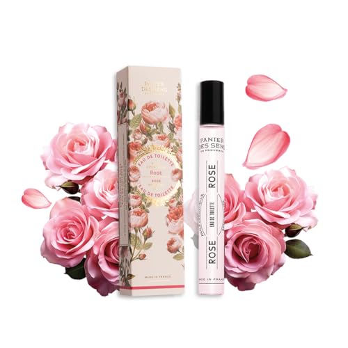 Panier des Sens - Roll On - Rose Perfume for Women - Floral Fragrance - Long Lasting, Natural Perfume - Hair & Body - Vegan Friendly - 10ml