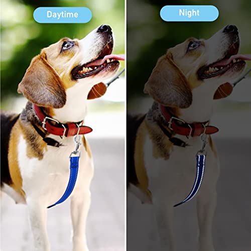 Cobee Dog Collar Clips, 2 Pcs Reflective Nylon Puppy Collar Backup Safety Adjustable Pet Dog Harness Connector - Image 2