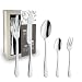 Produktbild Kuppels Delia Besteck Set 30-teilig | Essbesteck für 6 Personen | Modernes Trendbesteck | Edelstahl 18/0 hochglanzpoliert | Spülmaschinenfest