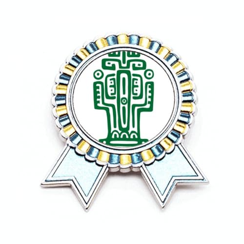 Broche Totems du Mexique une idée cadeau originale pour passionné d'histoire antique