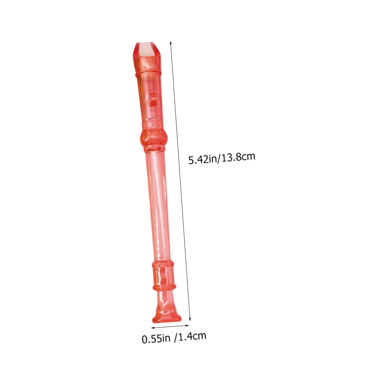 HEMOTON 6-hole Boys and Girls Music Flute Child Size Clarinet Safe Material for Early Education Random Color