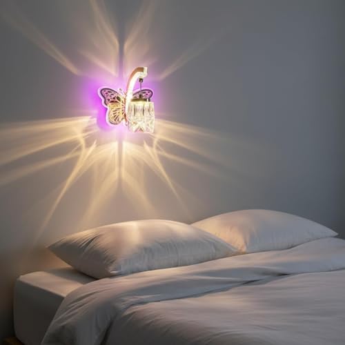 Image of BrightLyt Wall Lights for Home Decoration, Wall Lights for Living Room, Wall Lamps for Bedroom /Bathroom, Mirror Side Wall Scone Fixtures (Warm, Natural, Cool White)