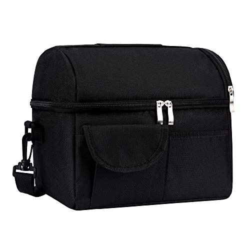 MH Reusable Lunch Box, Universal Insulated Lunch Bag, Large Cooler Tote Bag