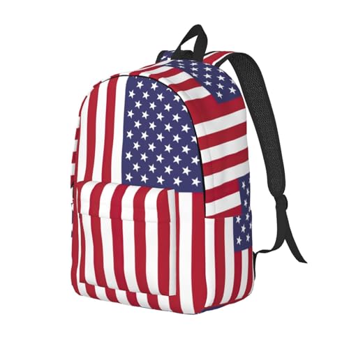 Sac à dos de voyage EdWal drapeau américain idéal weekend et fac - 2