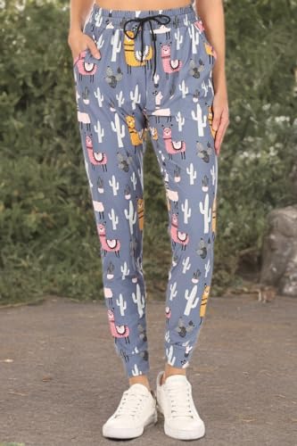 Image of Leggings Depot Premium Jogger Women's Popular Print High Waist Track Pants(S-XL)