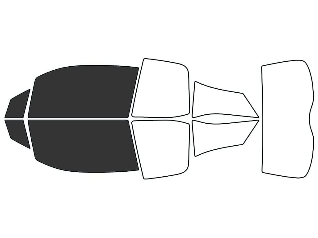 Rvinyl Window Tint Kit Compatible with BMW I3 2014-2021 - Front Precut Kit - 20%