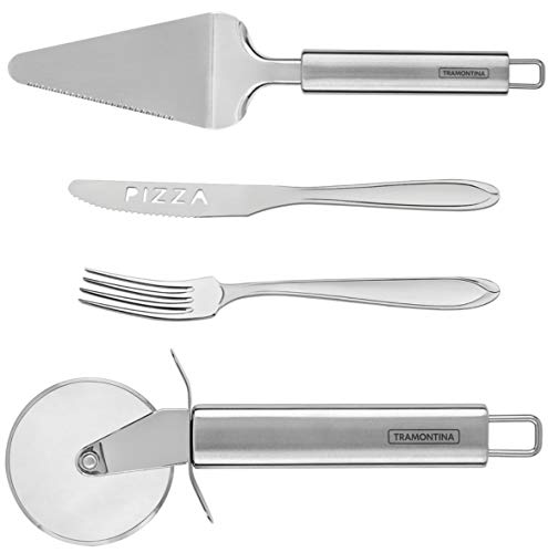 Jogo Aco Inox Para Pizza 14 Peças Laguna - Tramontina