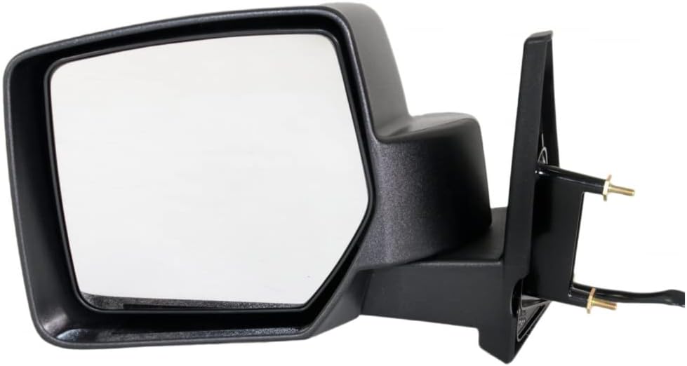 For Jeep Patriot 2007-2017 Door Mirror Driver Side | Power | Non-Heated | Textured Black | Replacement For CH1320282 | 5155459AG