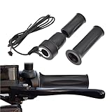 Generisch E-Bike Gasgriff - Drehgriff Universal | 5V 3-Draht Geschwindigkeitsregler Mit Wasserdichtem Stecker Für 22.2mm Lenker Mountainbike, Ersatzteil Für Elektrofahrrad Umbausatz