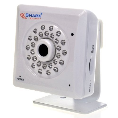 Sharx Security SCNC2900WP Full HD 1080P indoor PoE IP network camera with MicroSD DVR and True Day and Night Vision