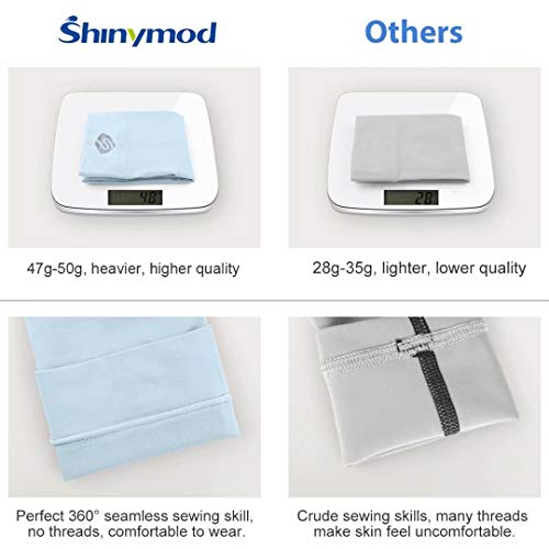 SHINYMOD Arm Sleeves for Men Women Warmers Tattoo Cover Up Sun UV Protect UPF 50