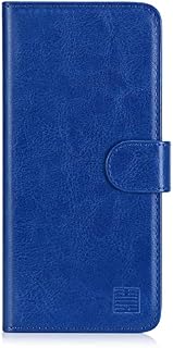 32nd Book Wallet PU Leather Flip Case Cover For Motorola Moto G8 Power, Design With Card Slot and Magnetic Closure - Deep Blue