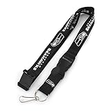 NFL Seattle Seahawks Team Lanyard, Black & White