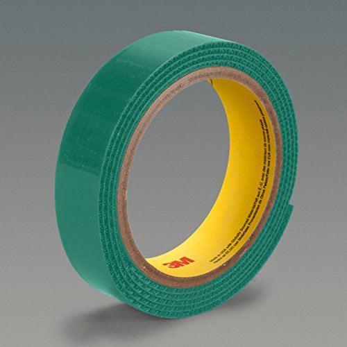 3M 91501 Fastener SJ3401 Loop, 1" x 50 yd. 0.15" Engaged Thickness, Nylon, Emerald Green