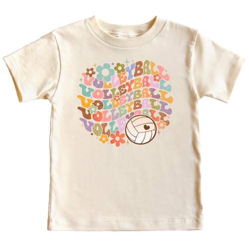 Groovy Volleyball School Spirit Shirt for Game Day Apparel for Adults and Kids