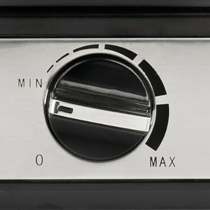 Girmi BS41 Kontaktgrill, 2000 W, Edelstahl, Antihaftbeschichtung, Abnehmbare Platten, Schwarz/Silber. – Bild 6