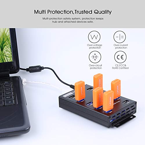 Sipolar 10 Port USB 2.0 HUB Great for Bitcoin Miner - Image 6