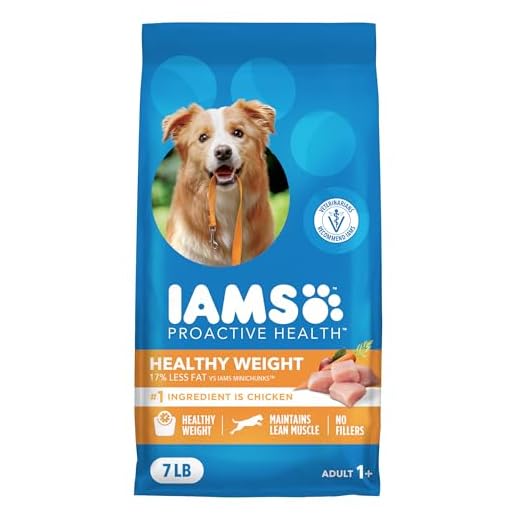 IAMS Adult Healthy Weight Control Dry Dog Food with Real Chicken, 7 lb. Bag