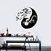Wandaufkleber, wasserdicht Yin Yang Zen Philosophie Baumaufkleber Wandbild Wohnzimmer Schlafzimmer Wohnkultur Aufkleber 57 * 57CM