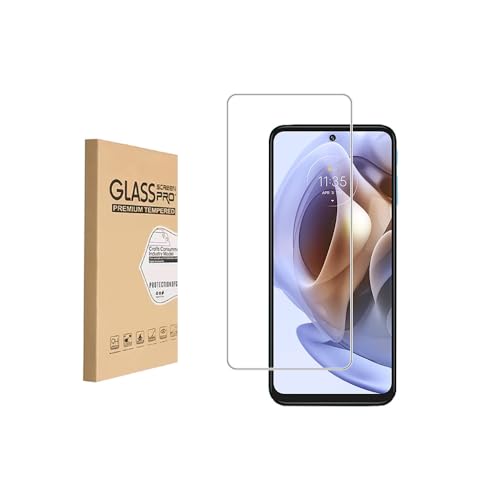 Protettore dello schermo in vetro temperato, progettato per Moto G31, Vetro temperato/Resistente ai graffi/Copre solo l'area di visualizzazione