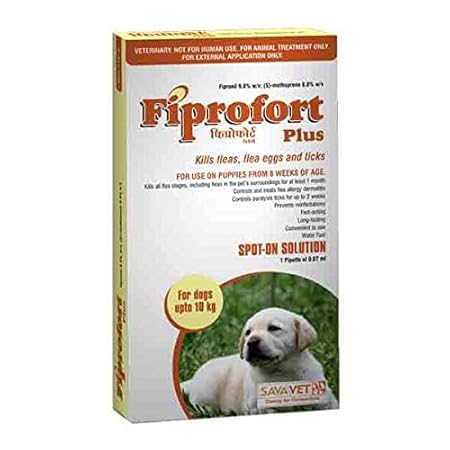 PetFrolics Spot-On Ticks and Fleas Solution for Dogs (Upto 10 Kg)
