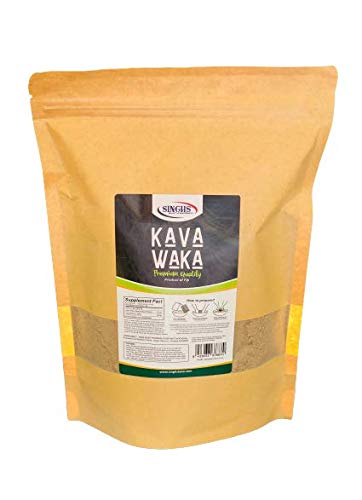 Premium Noble Fijian Kava Root Powder (WAKA) - All Natural Stress Relief - Helps Body Relax to Improve Sleep (16oz)