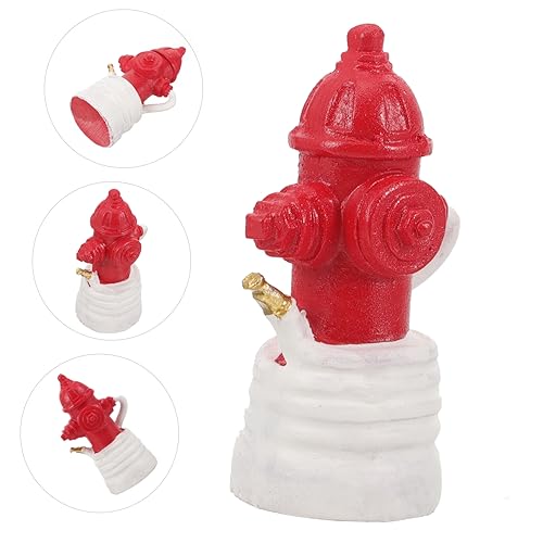 Bouche d'incendie de jardin miniature pour ornement et micro paysage