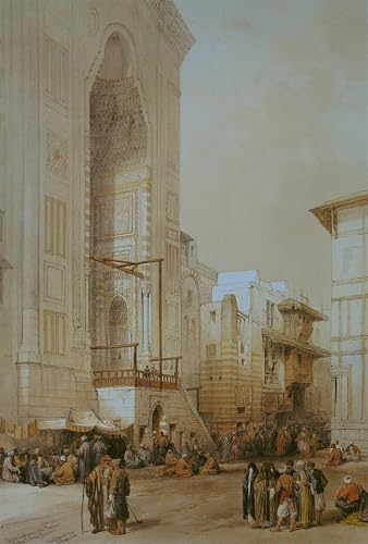 Affiche de Arts David Roberts Entrée du Sultan Hassan Impression Toile Déco Salon 60x90cm